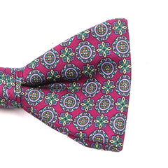 Purple Henna Medallion Bow Tie - Tie Doctor
