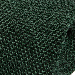 Rich Green Silk Knitted Tie - Tie Doctor