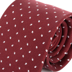 Red Roses Macclesfield Silk Tie 8.5cm XL