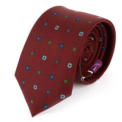 Regal Versailles Bloom Macclesfield Silk Tie 7.5cm