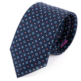 Blue Regents Floral Macclesfield Silk Tie 7.5cm