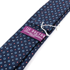 Blue Regents Floral Macclesfield Silk Tie 7.5cm