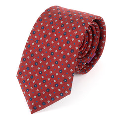 Chiltern Red Macclesfield Silk Tie 7.5cm