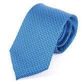 Ayo Blue Geometric IMS Tie 7.5cm