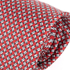 Red Rugby Ball Print IMS Tie 8cm