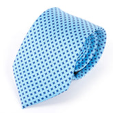 Blue Adamu Print IMS Tie 8cm