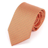 Ayo Orange Geometric IMS Tie 7.5cm
