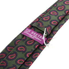 Green & Pink Paisley IMS Tie 7.5cm