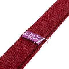 Red Dot Silk Knitted Tie 5.5cm