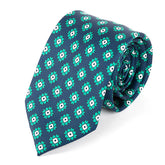 Amadi Blue & Green Floral IMS Tie 7.5cm