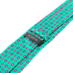 Signy Green Motif IMS Tie 7.5cm