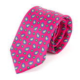 Felix Pink Mini Paisley Motif IMS Tie 7.5cm