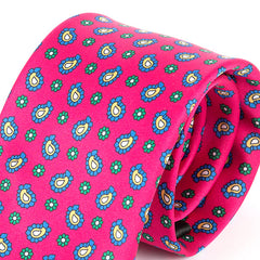Felix Pink Mini Paisley Motif IMS Tie 7.5cm