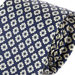 Veira Navy Blue IMS Print Tie 8cm