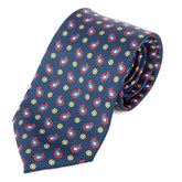 Felix Blue Mini Paisley Motif IMS Tie 7.5cm