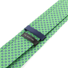 Green Emerald Dot Tie 7.5cm
