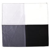 Grey & Black Shade Silk Pocket Square