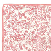 Rosewood Paisley Silk Pocket Square 32cm
