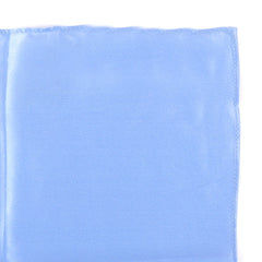 Light Blue Silk Pocket Square 30cm