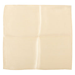 Cream Silk Pocket Square