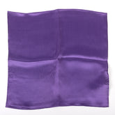 Purple Silk Pocket Square 30cm
