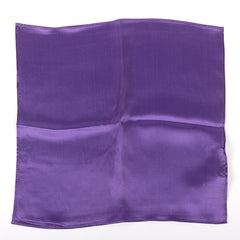 Purple Silk Pocket Square 30cm
