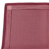 Purple Dotted Silk Pocket Square 32cm