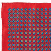 Marcello Red IMS 33cm Pocket Square