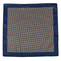 Olive Green Diamond Mac 33cm Pocket Square