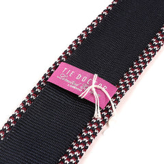Brooks Red And Blue Silk Knitted Tie 5.5cm - Tie Doctor