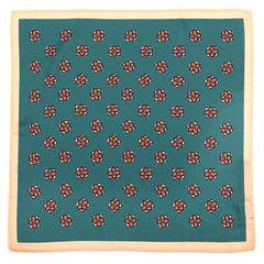 Vinni Green & Pink IMS Pocket Square 33cm - Tie Doctor