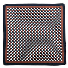 Ore Brown Disc IMS 33cm Pocket Square