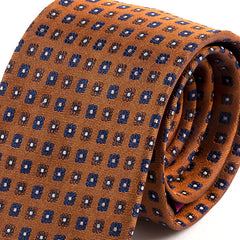 Remi Dark Orange Slim Silk Tie 6cm - Tie Doctor