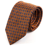 Remi Dark Orange Slim Silk Tie 6cm - Tie Doctor