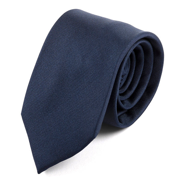 Navy Blue Danso Silk Tie 7.5cm - Tie Doctor