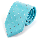 Basilio Light Blue Floral Tie 8cm - Tie Doctor