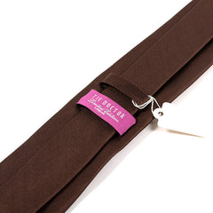 Brown Danso Silk Tie 7.5cm - Tie Doctor