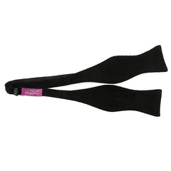Black Self-Tie Silk Knitted Bow Tie 7cm