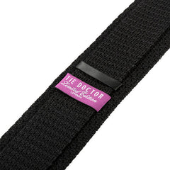 Tiwa Black Pointed Silk Knitted Tie 6.5cm, One of One - Tie Doctor