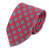 Marcello Red Motif IMS Tie - Tie Doctor