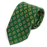 Abramo Green Medallion Motif IMS Tie - Tie Doctor