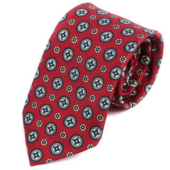 Retro Red Motif IMS Tie - Tie Doctor