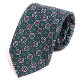 Marcello Green Motif IMS Tie - Tie Doctor