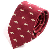 Red Shark Tie - Tie Doctor