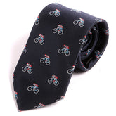 Blue Bicycle Racer Tie - Tie Doctor