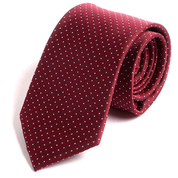 Subtle Red Mini Dots 7.5cm Ply Tie - Tie Doctor