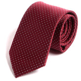 Subtle Red Mini Dots 7.5cm Ply Tie - Tie Doctor