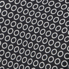 Black & White Micro Circles Silk tie - Tie Doctor  