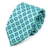 Amadi Light Green Floral IMS Tie 7.5cm - Tie Doctor