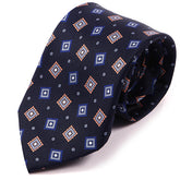 Ade Blue Frame Motif IMS Tie 7.5cm - Tie Doctor